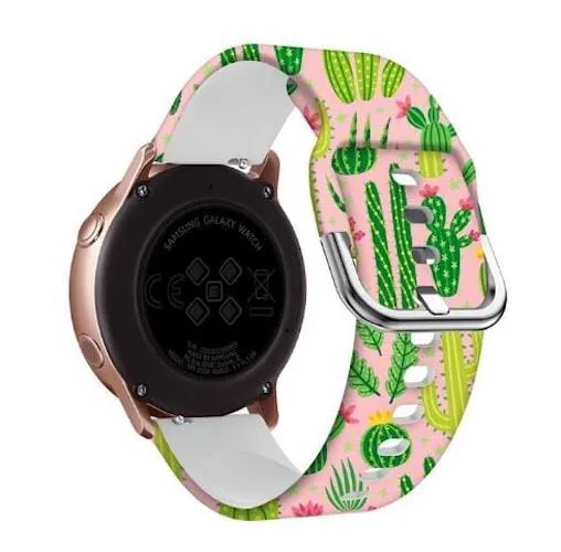 Silicone Pattern Watch Straps compatible with the Huawei Watch 2 Classic