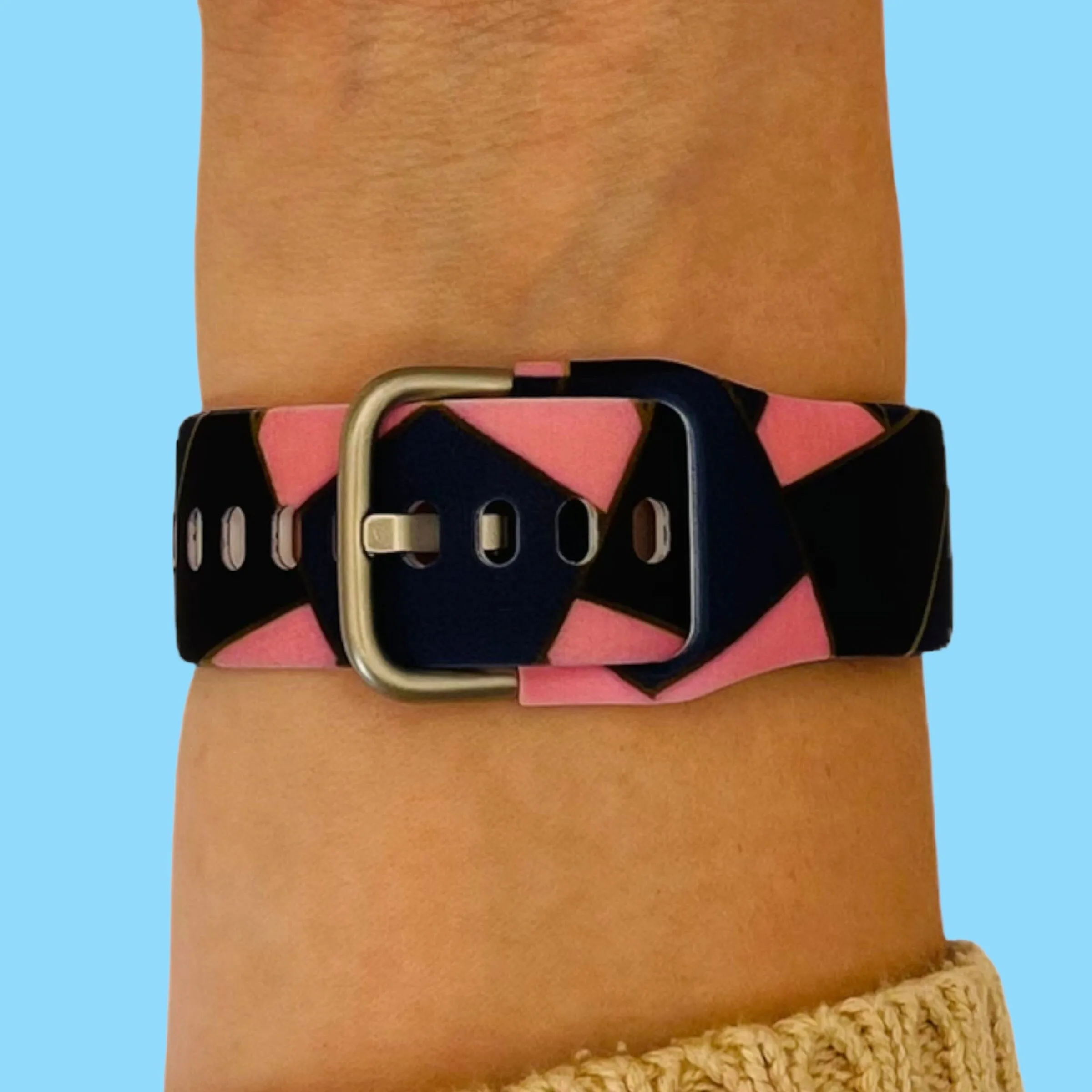 Silicone Pattern Watch Straps compatible with the Huawei Watch 2 Classic