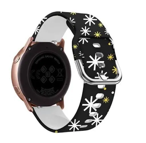 Silicone Pattern Watch Straps compatible with the Huawei Watch 2 Classic
