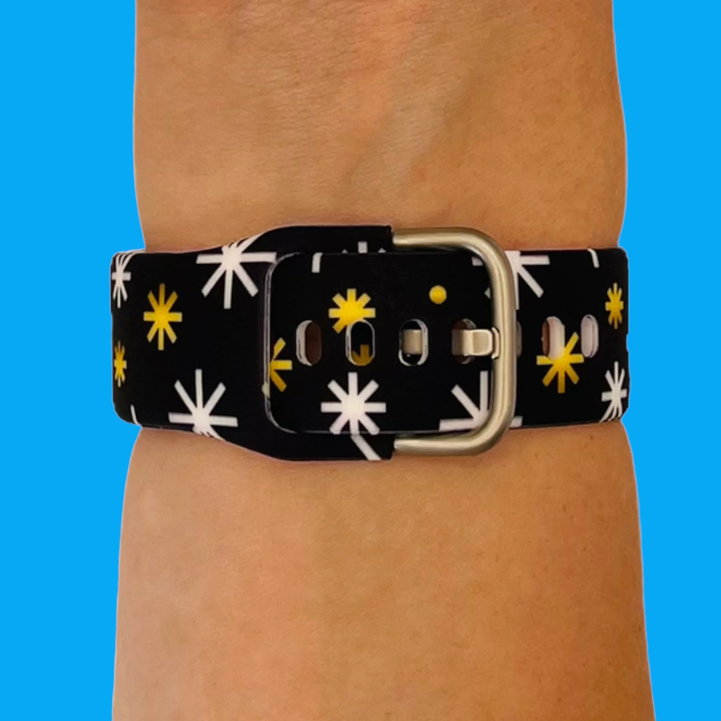 Silicone Pattern Watch Straps compatible with the Huawei Watch 2 Classic