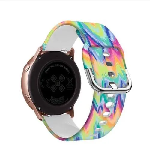 Silicone Pattern Watch Straps compatible with the Huawei Watch 2 Classic
