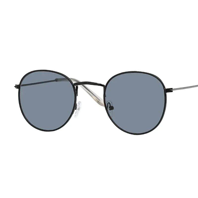 Small Retro Round Sunglasses Woman Vintage Sun Glasses