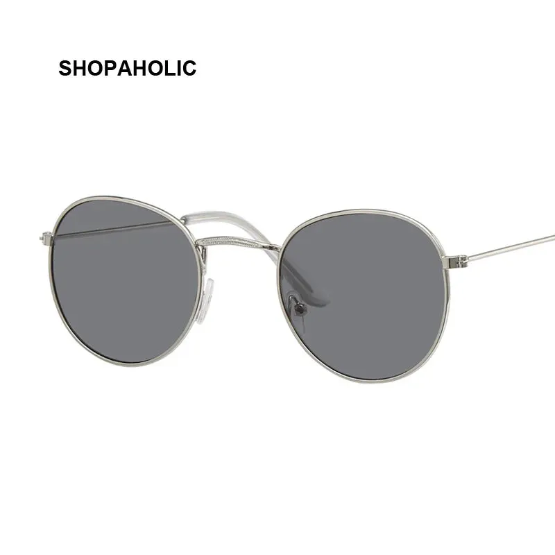 Small Retro Round Sunglasses Woman Vintage Sun Glasses