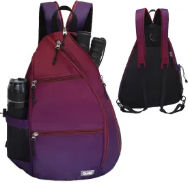 Sucipi Women's Reversible Pickleball Paddle Bag with Rackets Compartment