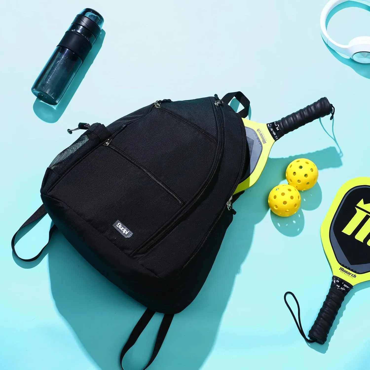 Sucipi Women's Reversible Pickleball Paddle Bag with Rackets Compartment