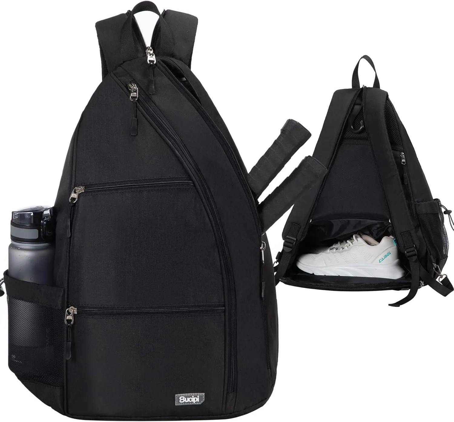 Sucipi Women's Reversible Pickleball Paddle Bag with Rackets Compartment