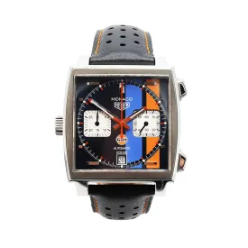 TAG Heuer Monaco Gulf 39mm Steel Watch