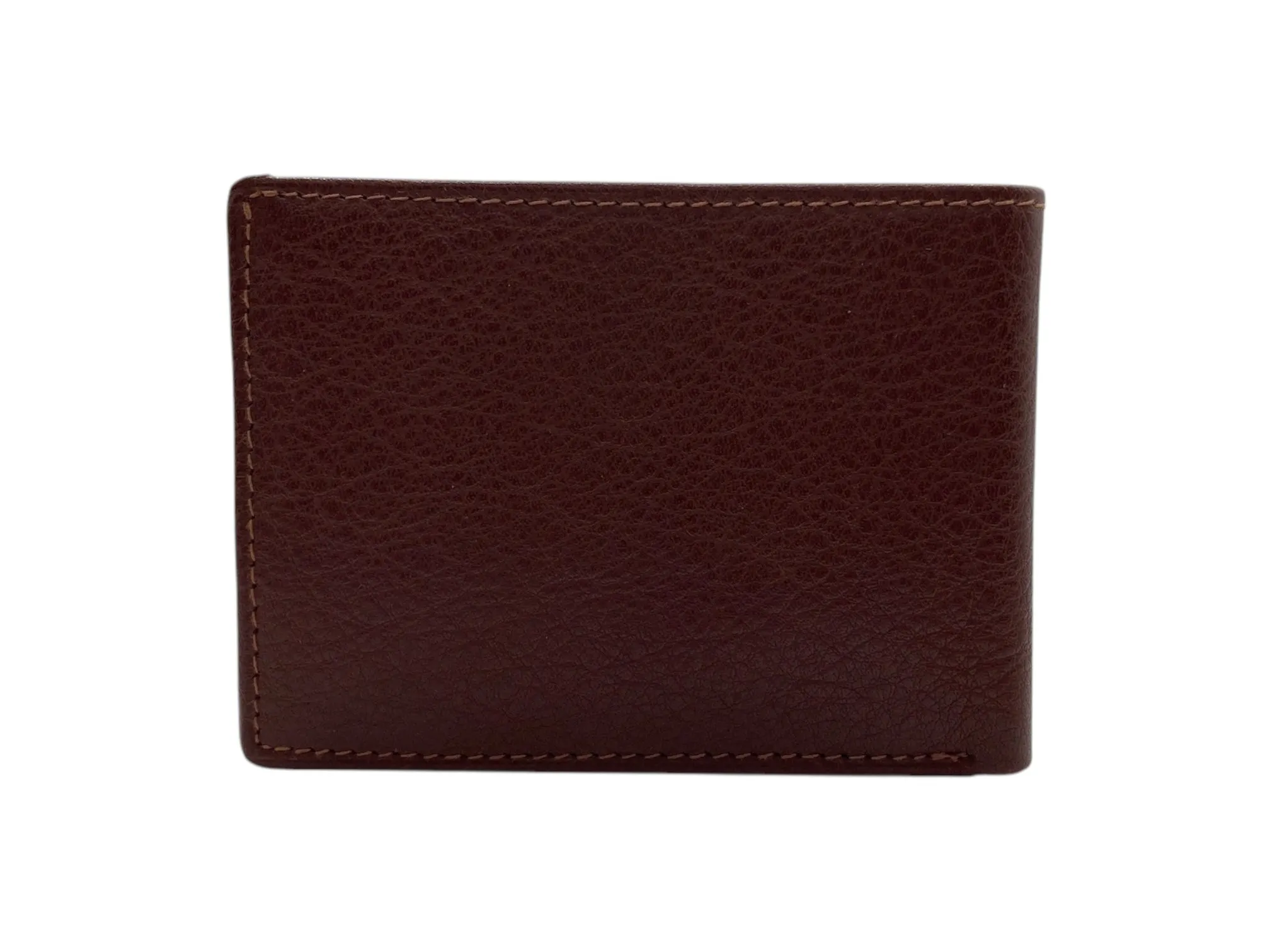 Top Grain Slim & Compact Leather  Billfold Wallet # 1589 [B]