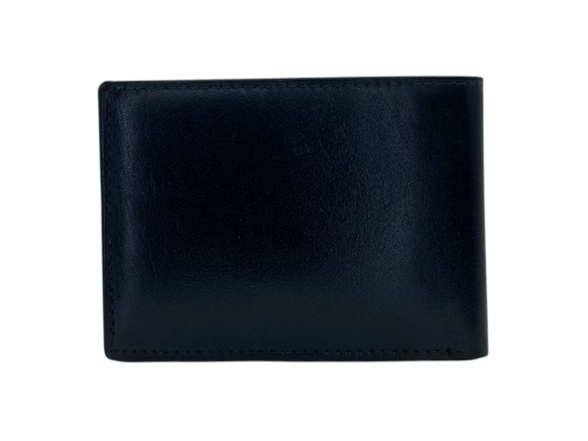 Top Grain Slim & Compact Leather  Billfold Wallet # 1589 [B]