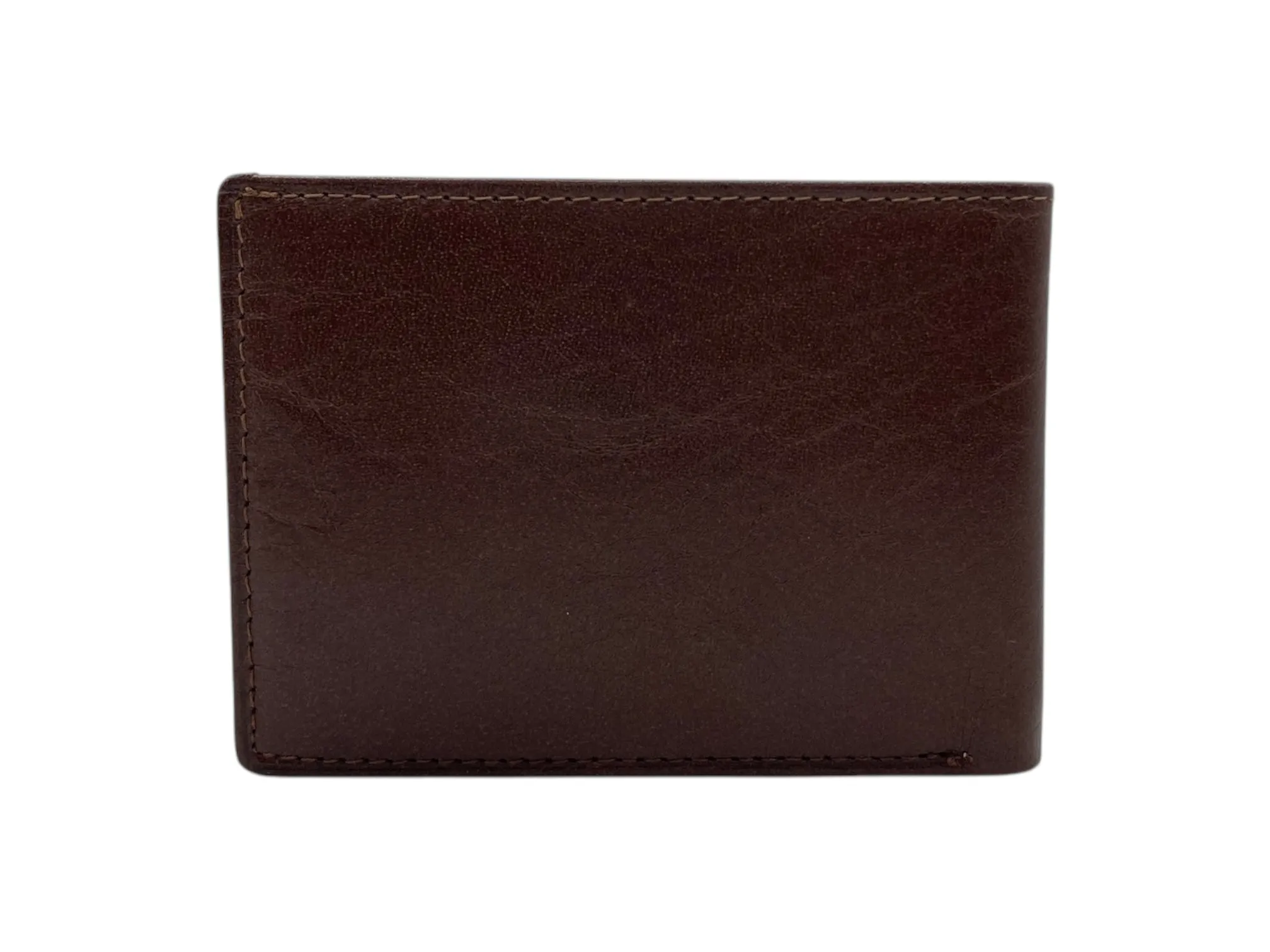 Top Grain Slim & Compact Leather  Billfold Wallet # 1589 [B]