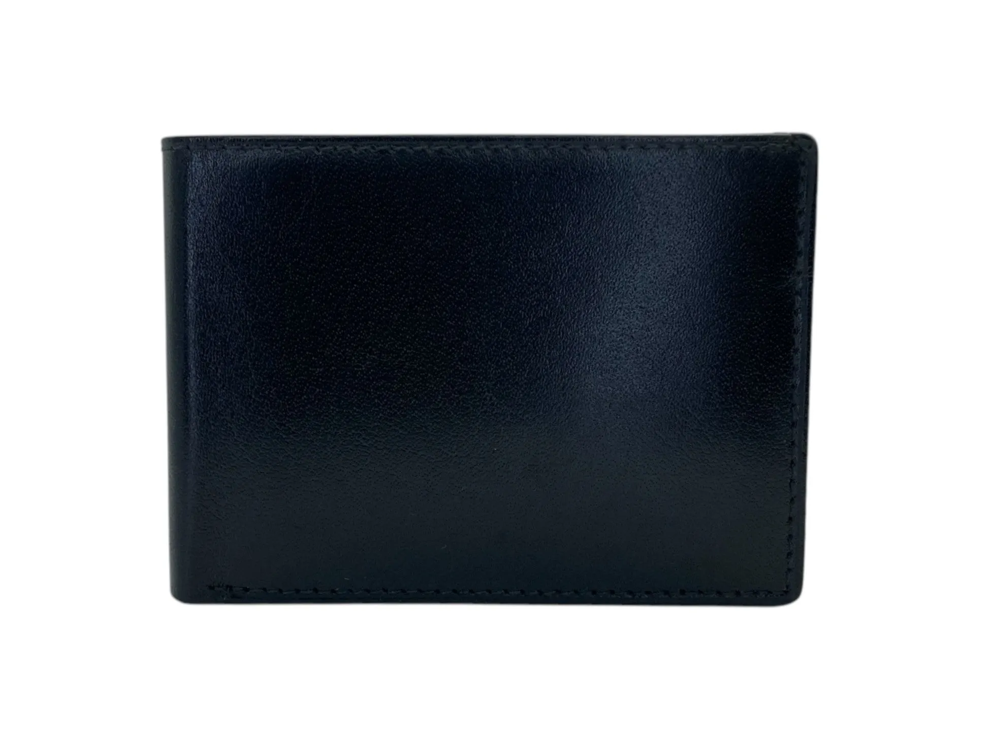 Top Grain Slim & Compact Leather  Billfold Wallet # 1589 [B]