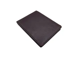 Top Grain Slim & Compact Leather  Billfold Wallet # 1589 [B]