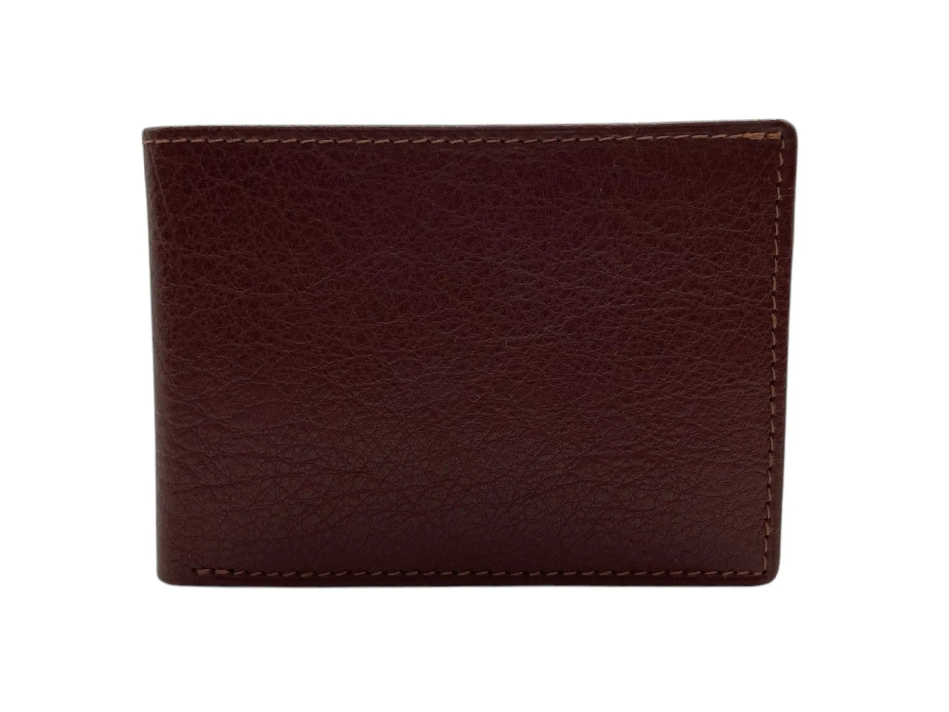 Top Grain Slim & Compact Leather  Billfold Wallet # 1589 [B]