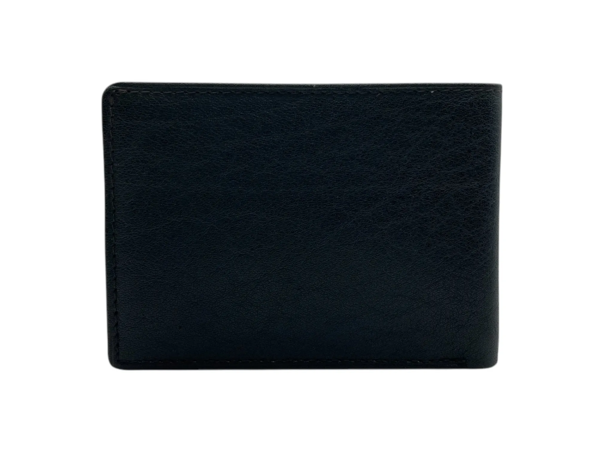 Top Grain Slim & Compact Leather  Billfold Wallet # 1589 [B]