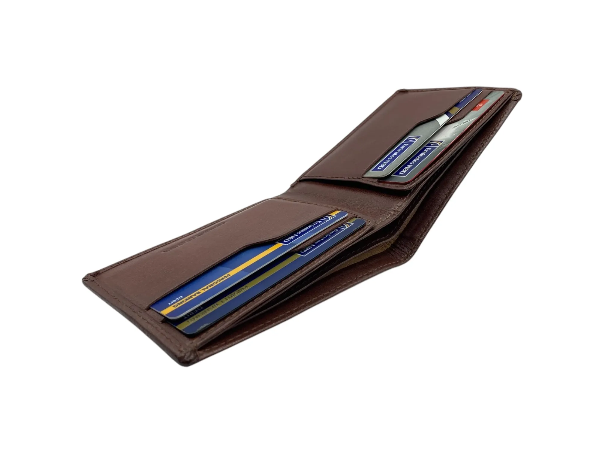 Top Grain Slim & Compact Leather  Billfold Wallet # 1589 [B]