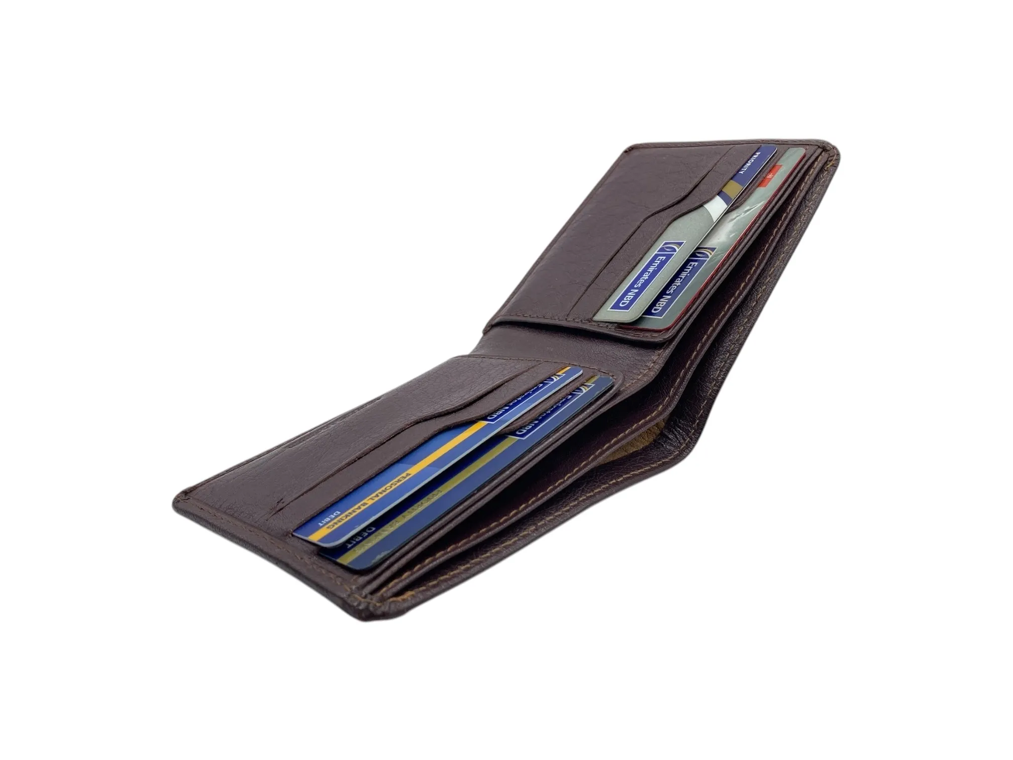 Top Grain Slim & Compact Leather  Billfold Wallet # 1589