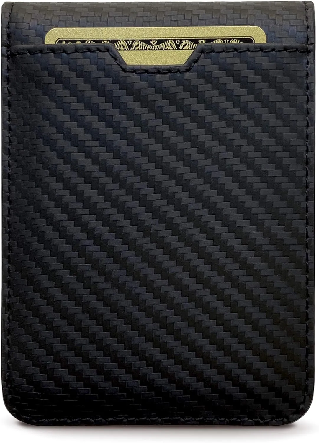 Vaultskin MANHATTAN Slim RFID Blocking Bifold Leather Wallet for Men - Minimalist Front Pocket Card Holder, Holds 9 Cards & Cash, Premium Italian Leather