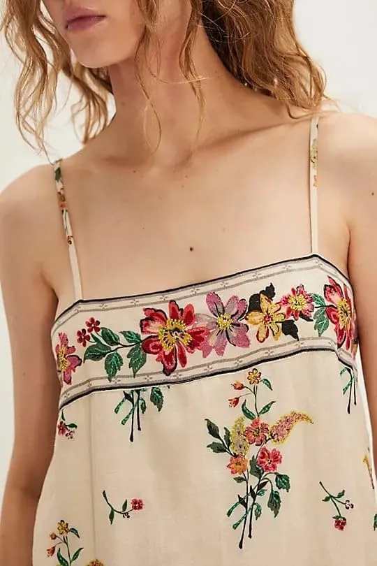 Women Boho Floral Seashell Mini Dress Spaghetti Strap Beach Graffiti Cami Dress Cute Summer Coastal Short Sundress